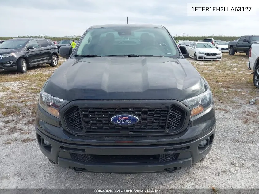 2020 Ford Ranger Xl VIN: 1FTER1EH3LLA63127 Lot: 40616361