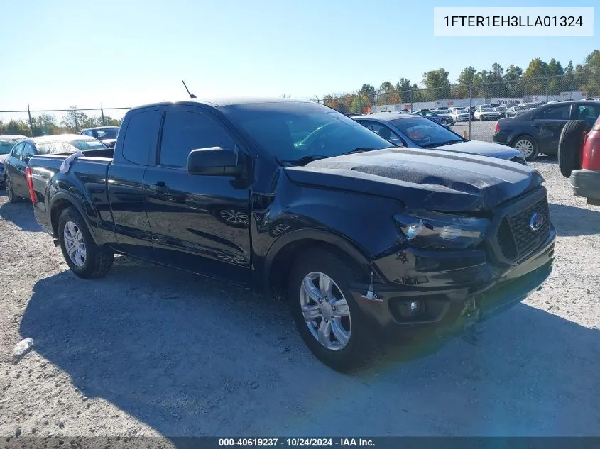 2020 Ford Ranger Xl VIN: 1FTER1EH3LLA01324 Lot: 40619237