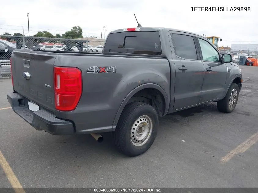 2020 Ford Ranger Lariat VIN: 1FTER4FH5LLA29898 Lot: 40636958