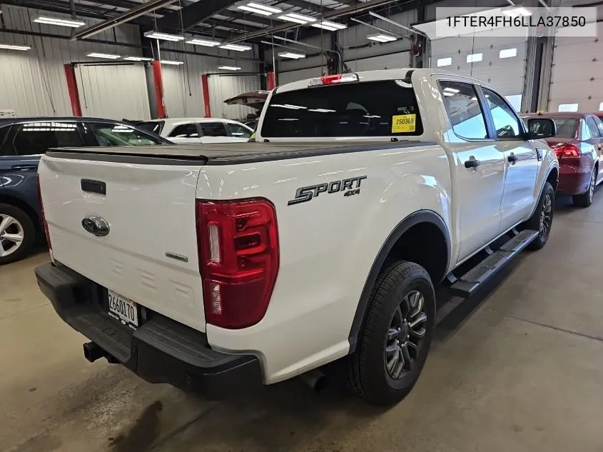 2020 Ford Ranger Xlt VIN: 1FTER4FH6LLA37850 Lot: 40670157