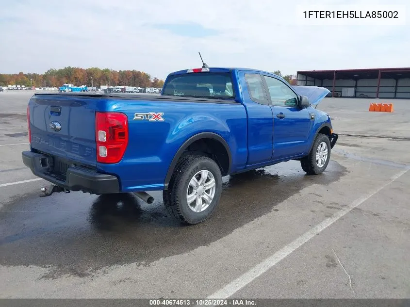 2020 Ford Ranger Xl VIN: 1FTER1EH5LLA85002 Lot: 40674513