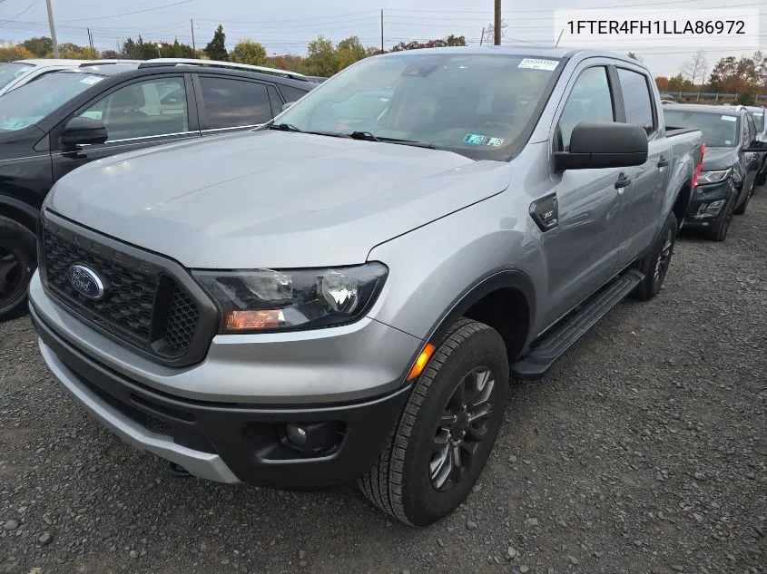 2020 Ford Ranger Xl/Xlt/Lariat VIN: 1FTER4FH1LLA86972 Lot: 40718757