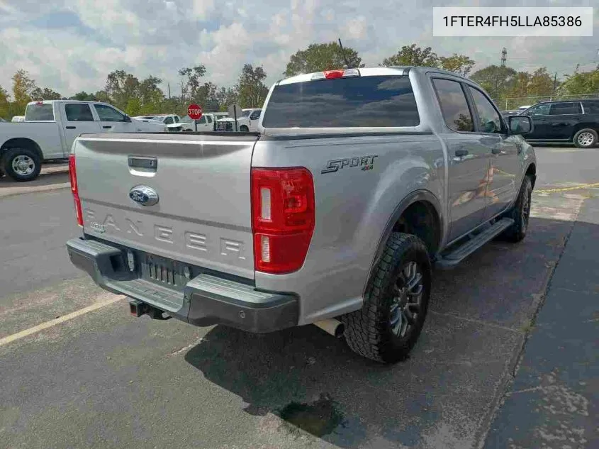 2020 Ford Ranger Xl/Xlt/Lariat VIN: 1FTER4FH5LLA85386 Lot: 40727728