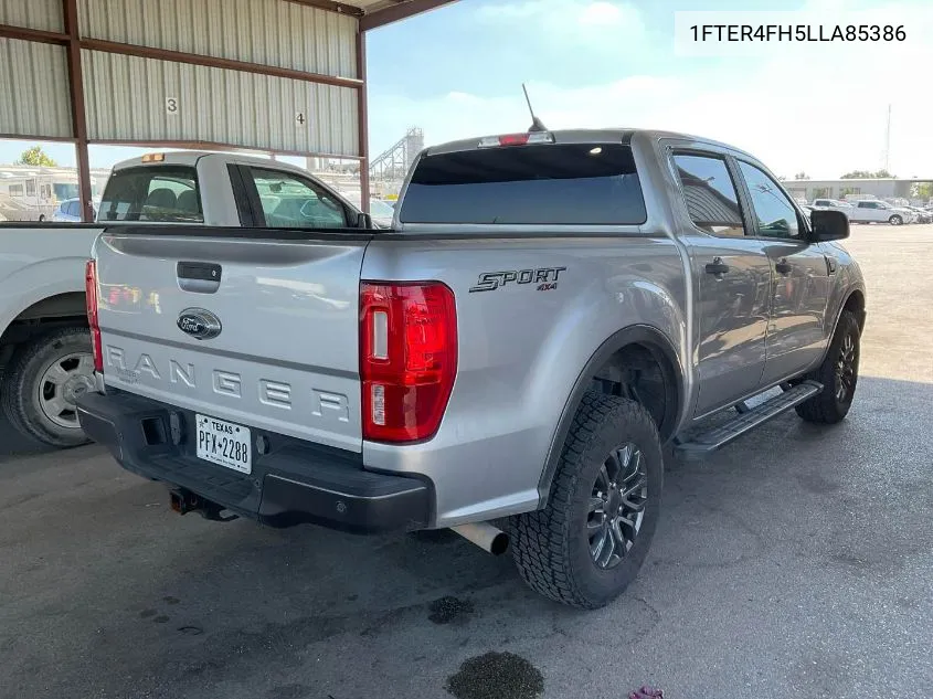 2020 Ford Ranger Xl/Xlt/Lariat VIN: 1FTER4FH5LLA85386 Lot: 40727728