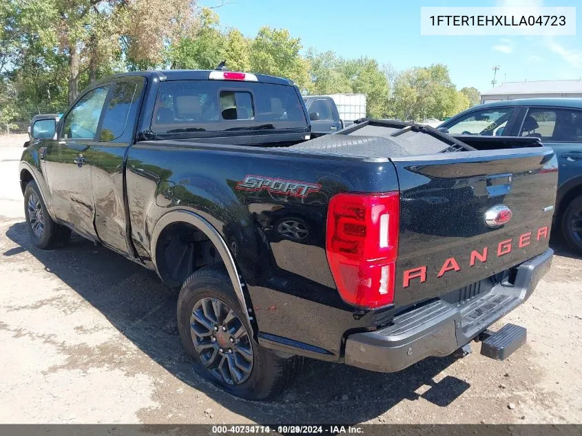 2020 Ford Ranger Lariat VIN: 1FTER1EHXLLA04723 Lot: 40734714