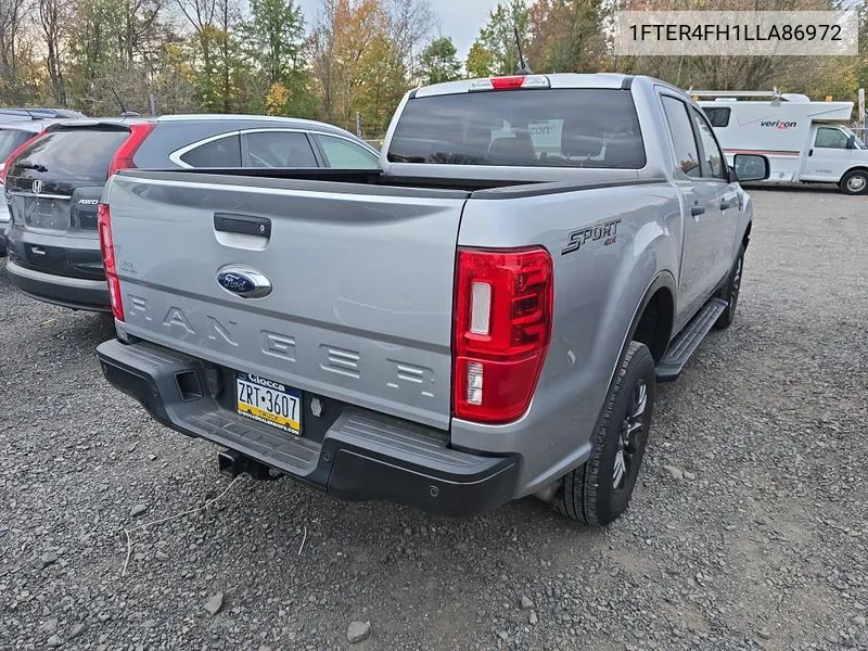 2020 Ford Ranger Xlt VIN: 1FTER4FH1LLA86972 Lot: 40750157