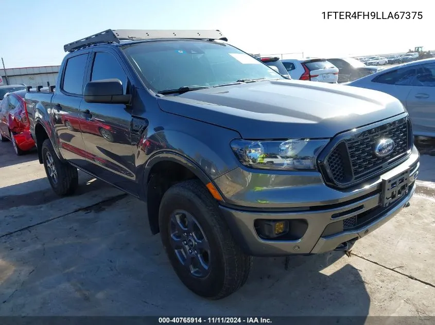 2020 Ford Ranger Xlt VIN: 1FTER4FH9LLA67375 Lot: 40765914