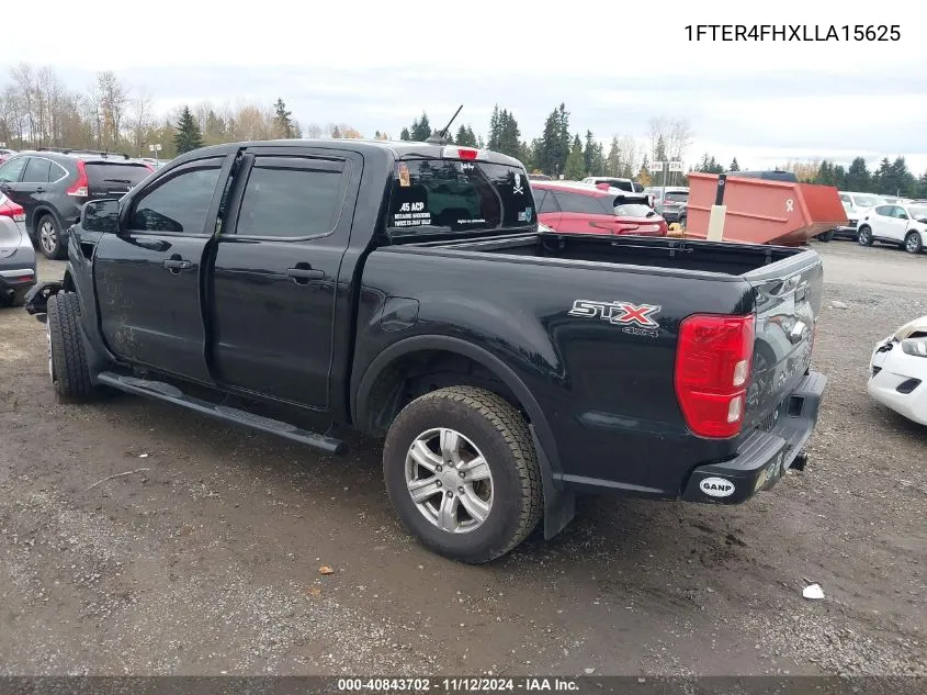 2020 Ford Ranger Xl VIN: 1FTER4FHXLLA15625 Lot: 40843702