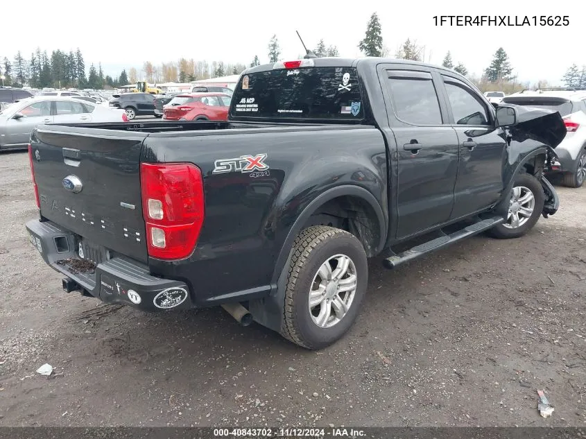 2020 Ford Ranger Xl VIN: 1FTER4FHXLLA15625 Lot: 40843702