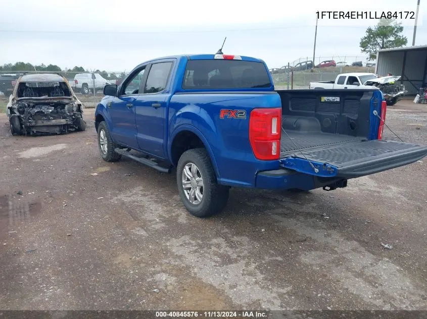 2020 Ford Ranger Xlt VIN: 1FTER4EH1LLA84172 Lot: 40845576