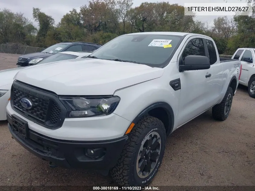 2021 Ford Ranger Xl VIN: 1FTER1EH5MLD27627 Lot: 38018169