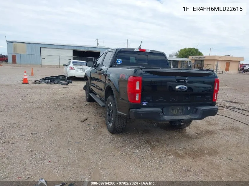 2021 Ford Ranger Xl VIN: 1FTER4FH6MLD22615 Lot: 39764260