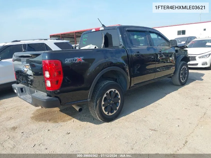 2021 Ford Ranger Xl VIN: 1FTER4EHXMLE03621 Lot: 39850362