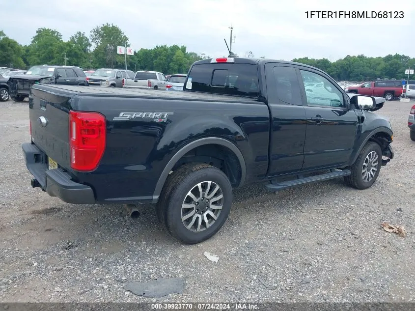 2021 Ford Ranger Lariat VIN: 1FTER1FH8MLD68123 Lot: 39923770