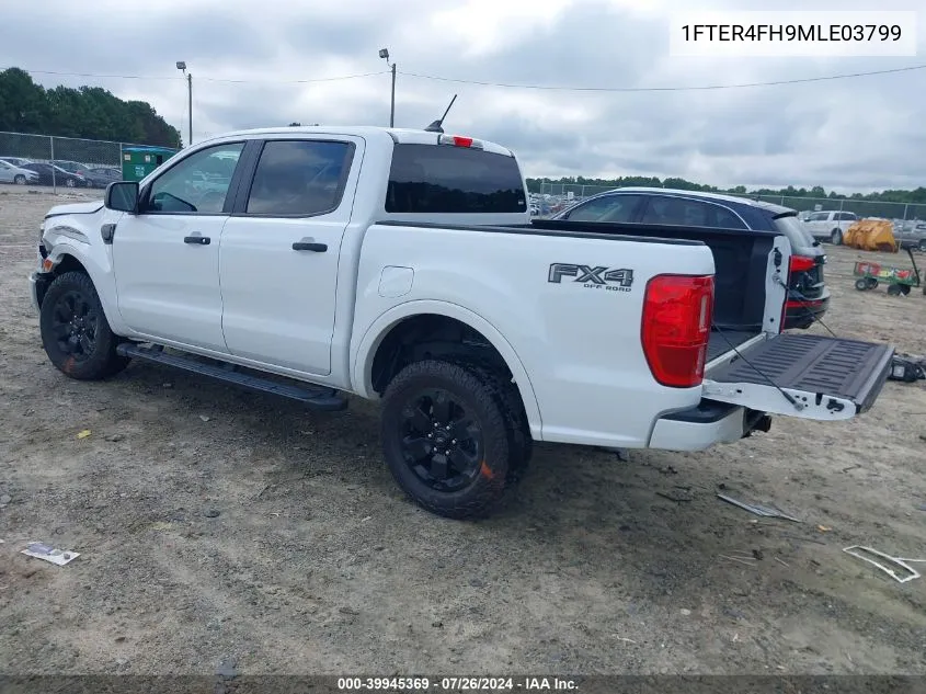 2021 Ford Ranger Xlt VIN: 1FTER4FH9MLE03799 Lot: 39945369