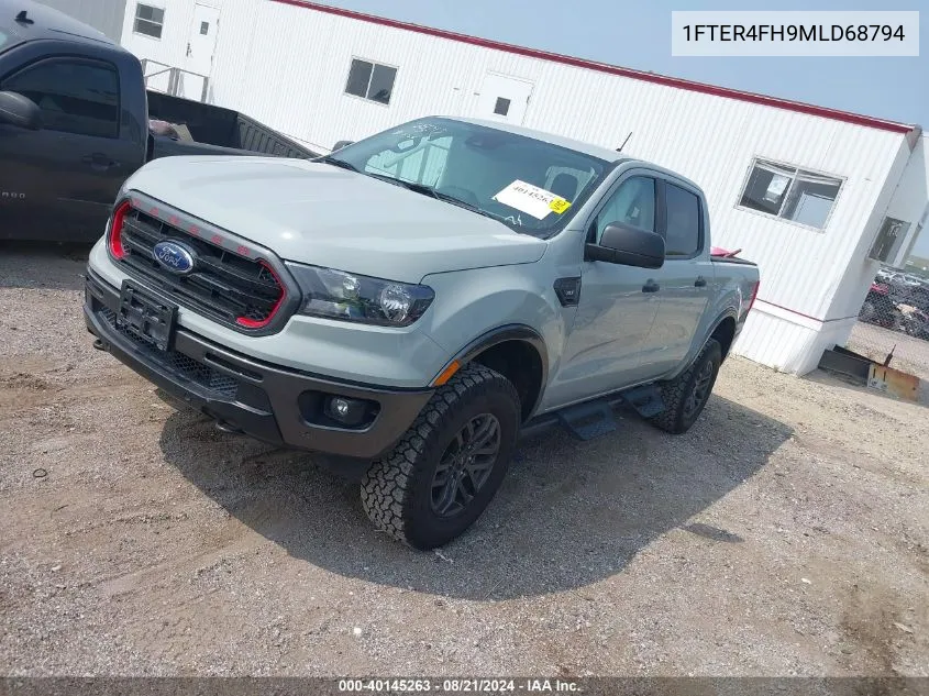 2021 Ford Ranger Xlt VIN: 1FTER4FH9MLD68794 Lot: 40145263