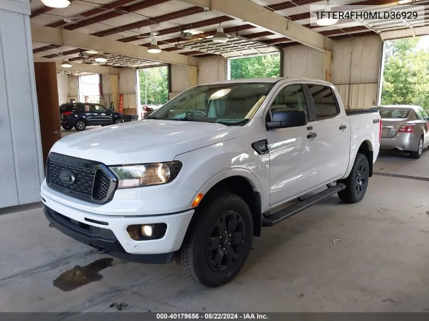 2021 Ford Ranger Xlt VIN: 1FTER4FH0MLD36929 Lot: 40179656