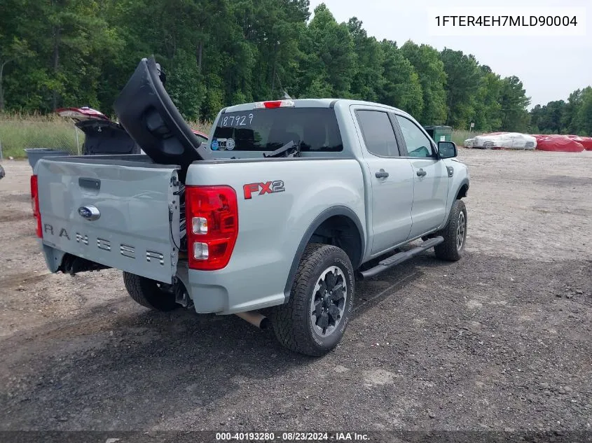 2021 Ford Ranger Xl VIN: 1FTER4EH7MLD90004 Lot: 40193280