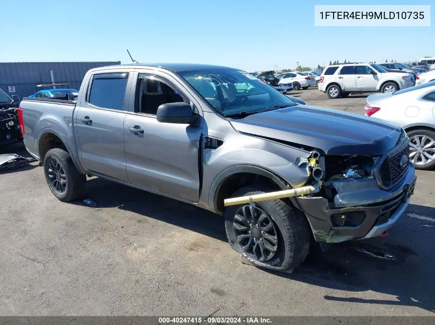 2021 Ford Ranger Xlt VIN: 1FTER4EH9MLD10735 Lot: 40247415