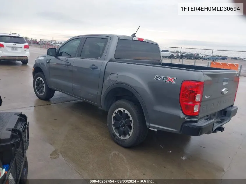 2021 Ford Ranger Xl VIN: 1FTER4EH0MLD30694 Lot: 40257454