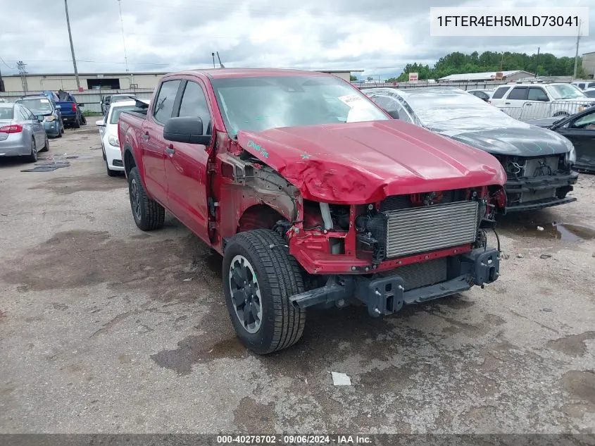 2021 Ford Ranger Xl VIN: 1FTER4EH5MLD73041 Lot: 40278702