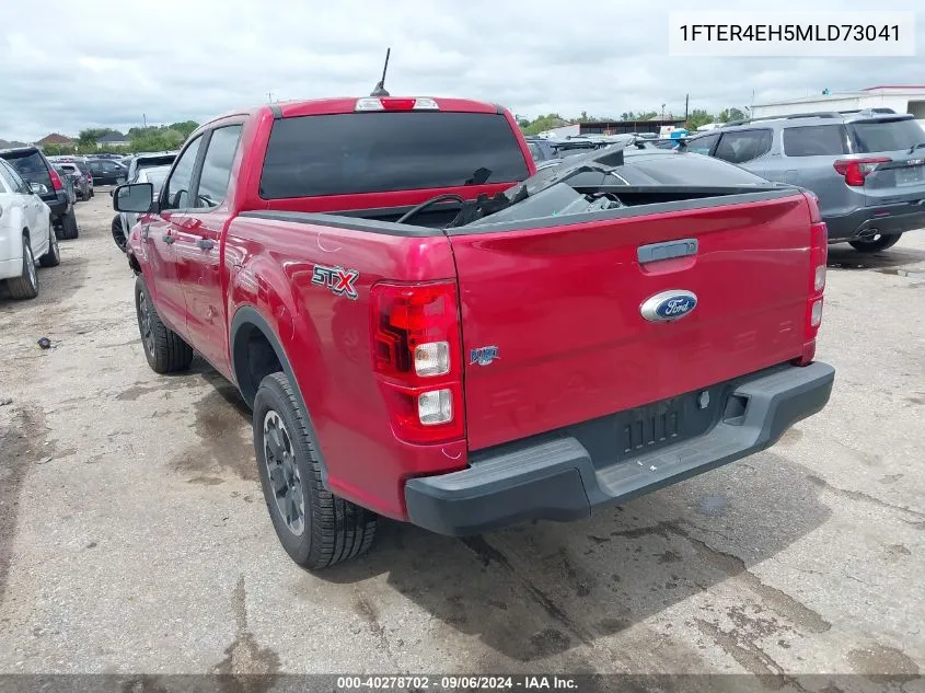 2021 Ford Ranger Xl VIN: 1FTER4EH5MLD73041 Lot: 40278702