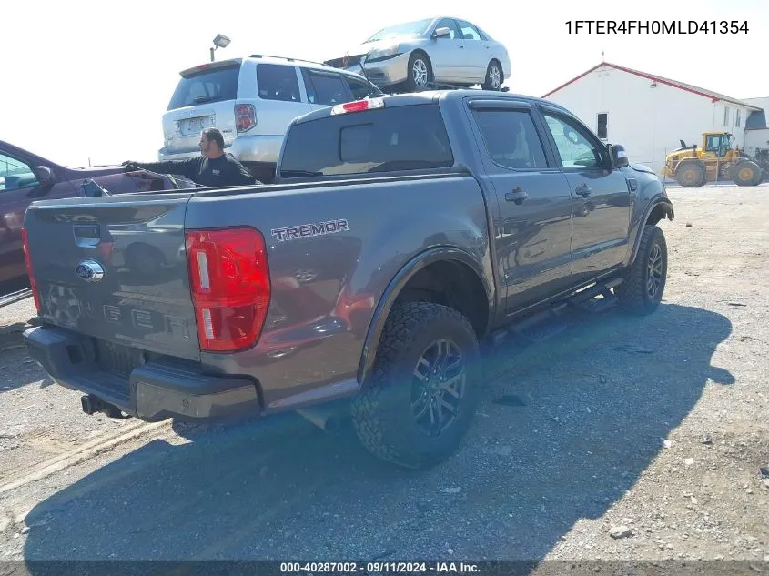 1FTER4FH0MLD41354 2021 Ford Ranger Lariat