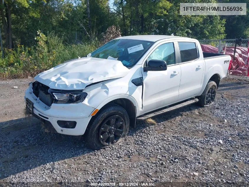 2021 Ford Ranger Lariat VIN: 1FTER4FH9MLD56936 Lot: 40299709