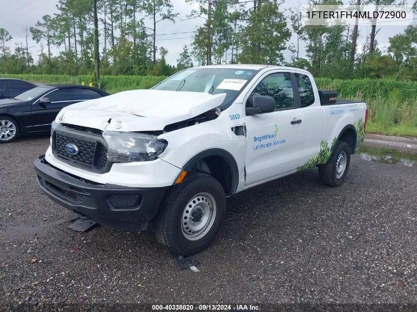 2021 Ford Ranger Xl VIN: 1FTER1FH4MLD72900 Lot: 40338020