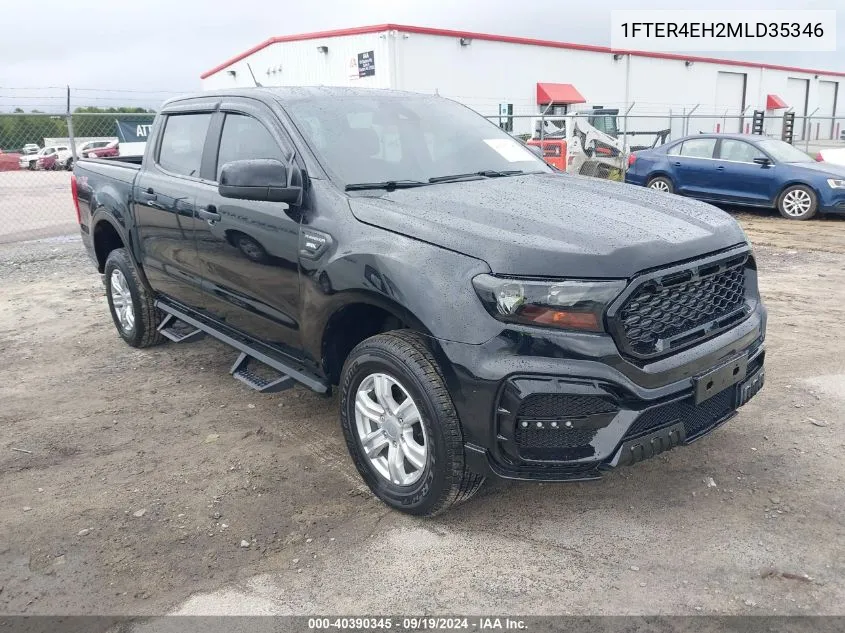 2021 Ford Ranger Xl VIN: 1FTER4EH2MLD35346 Lot: 40390345