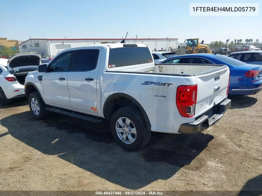 2021 Ford Ranger Xlt VIN: 1FTER4EH4MLD05779 Lot: 40437466