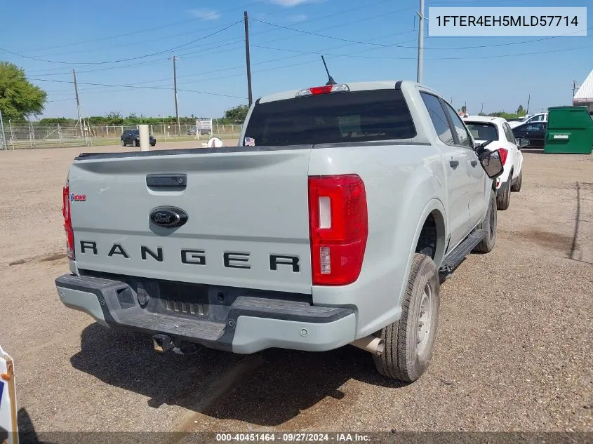 2021 Ford Ranger Xlt VIN: 1FTER4EH5MLD57714 Lot: 40451464