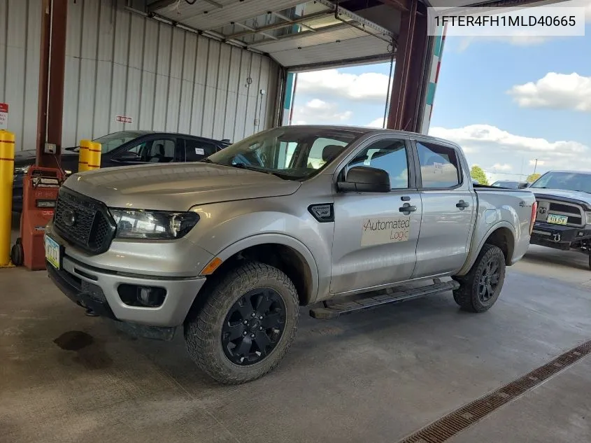 2021 Ford Ranger Xlt VIN: 1FTER4FH1MLD40665 Lot: 40454147