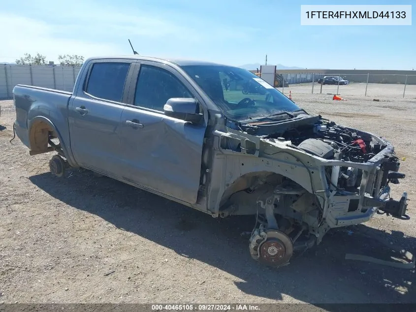 2021 Ford Ranger Lariat VIN: 1FTER4FHXMLD44133 Lot: 40465105