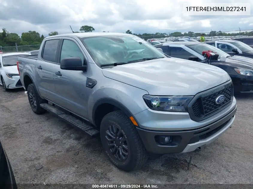 2021 Ford Ranger Xlt VIN: 1FTER4EH3MLD27241 Lot: 40474611