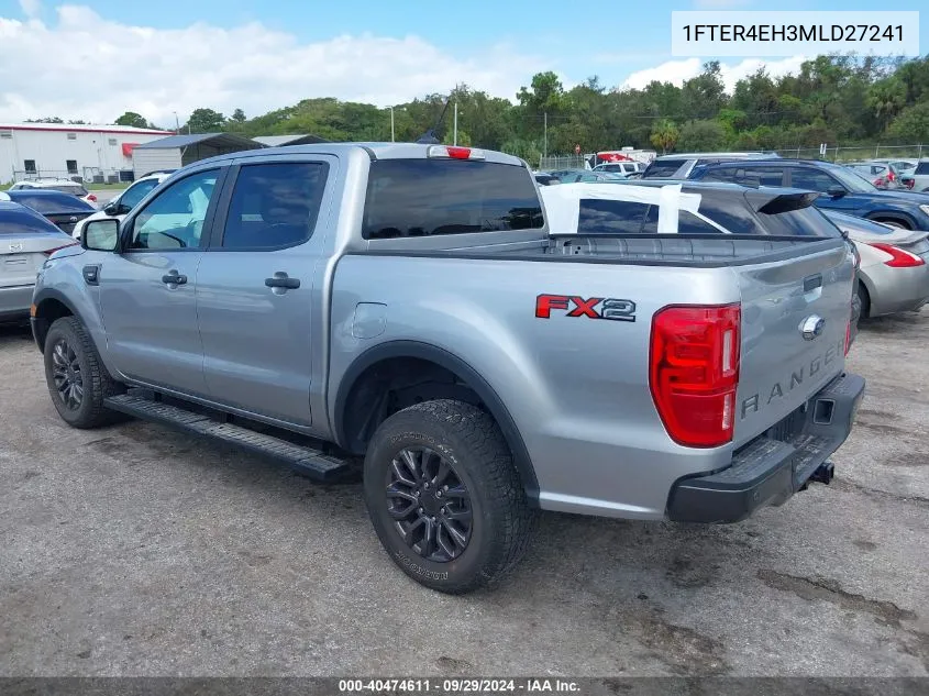 2021 Ford Ranger Xlt VIN: 1FTER4EH3MLD27241 Lot: 40474611