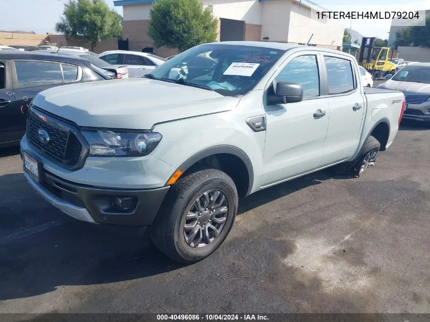 2021 Ford Ranger Xlt VIN: 1FTER4EH4MLD79204 Lot: 40496086