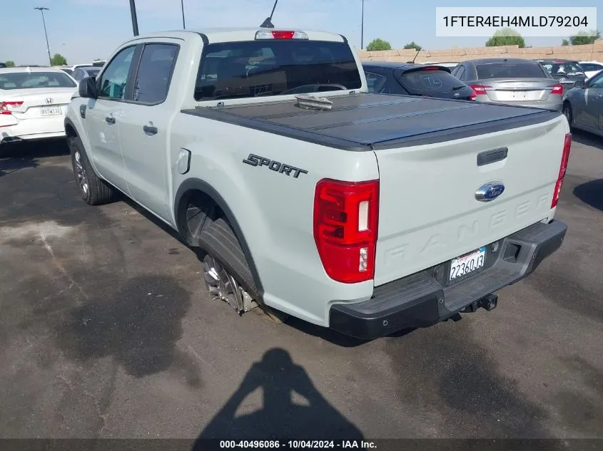 2021 Ford Ranger Xlt VIN: 1FTER4EH4MLD79204 Lot: 40496086