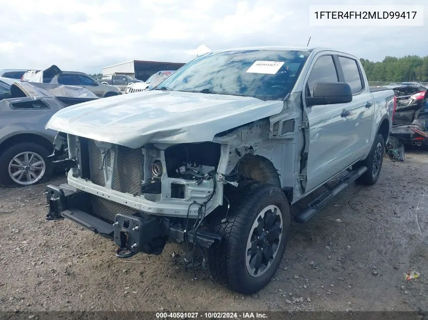 2021 Ford Ranger Xl/Xlt/Lariat VIN: 1FTER4FH2MLD99417 Lot: 40501027