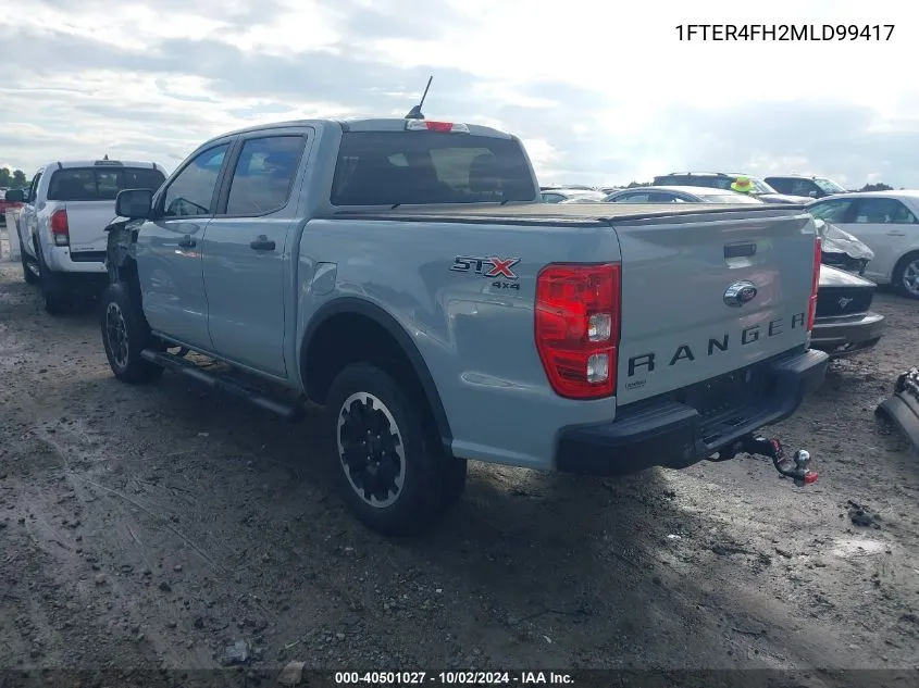 2021 Ford Ranger Xl/Xlt/Lariat VIN: 1FTER4FH2MLD99417 Lot: 40501027