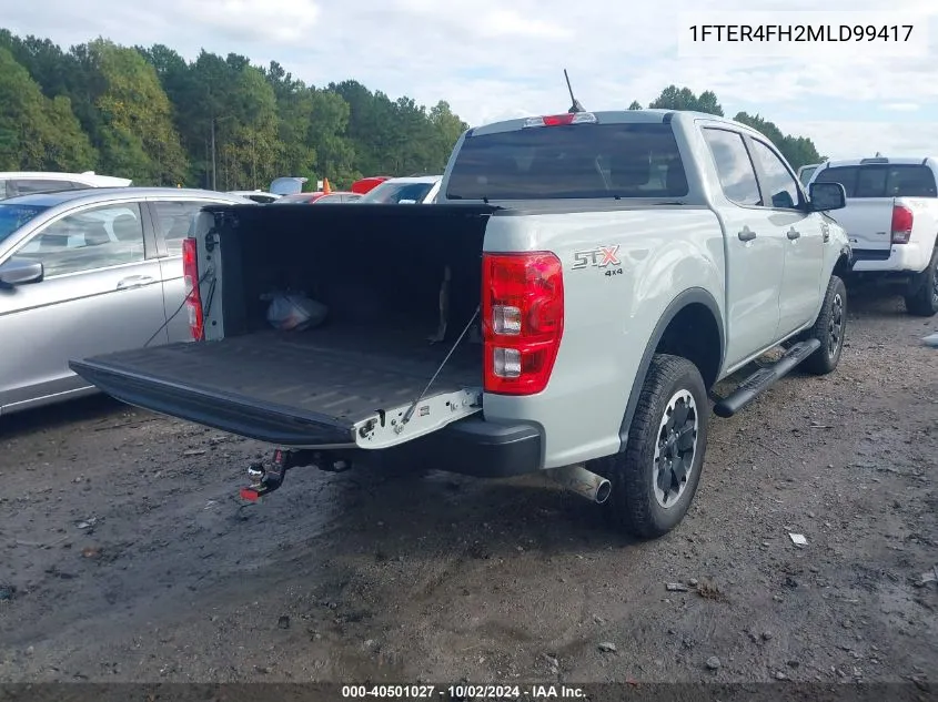 2021 Ford Ranger Xl/Xlt/Lariat VIN: 1FTER4FH2MLD99417 Lot: 40501027