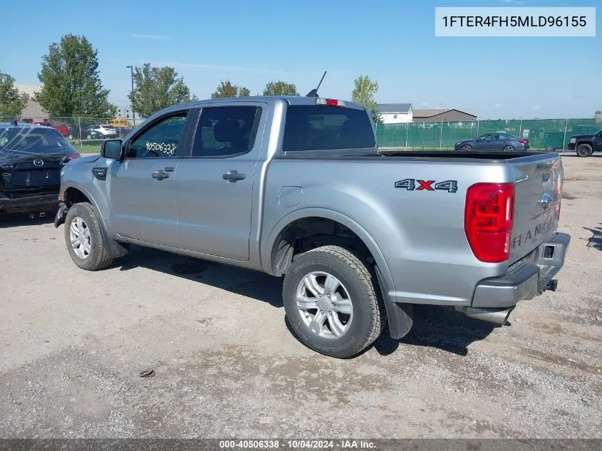 2021 Ford Ranger Xlt VIN: 1FTER4FH5MLD96155 Lot: 40506338