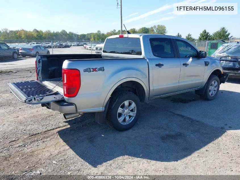 2021 Ford Ranger Xlt VIN: 1FTER4FH5MLD96155 Lot: 40506338