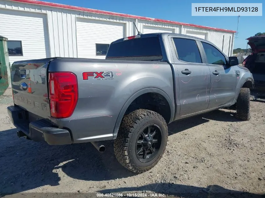 2021 Ford Ranger Xlt VIN: 1FTER4FH9MLD93128 Lot: 40521086