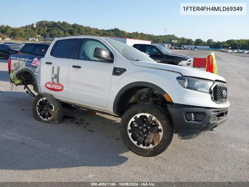 2021 Ford Ranger Xl/Xlt/Lariat VIN: 1FTER4FH4MLD69349 Lot: 40521106