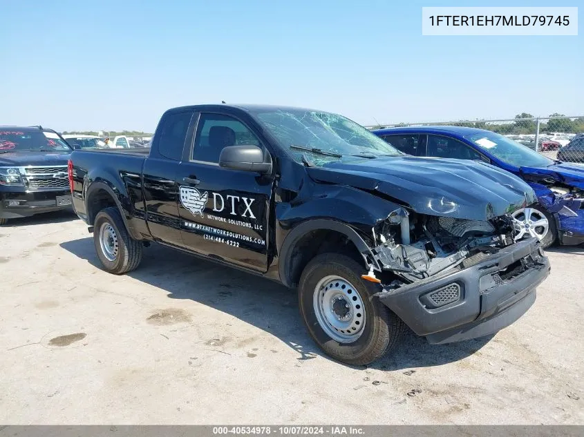 2021 Ford Ranger Xl/Xlt/Lariat VIN: 1FTER1EH7MLD79745 Lot: 40534978