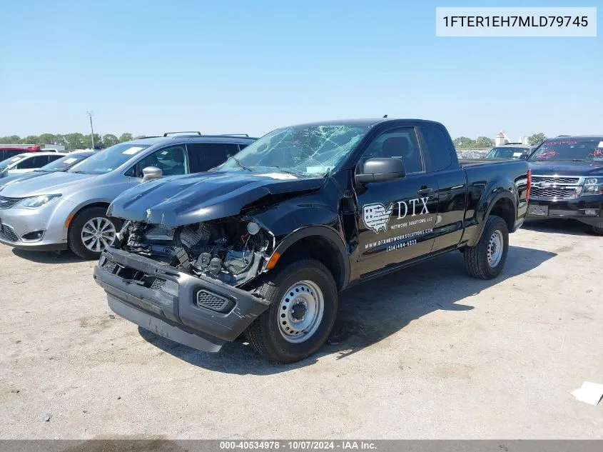 2021 Ford Ranger Xl/Xlt/Lariat VIN: 1FTER1EH7MLD79745 Lot: 40534978