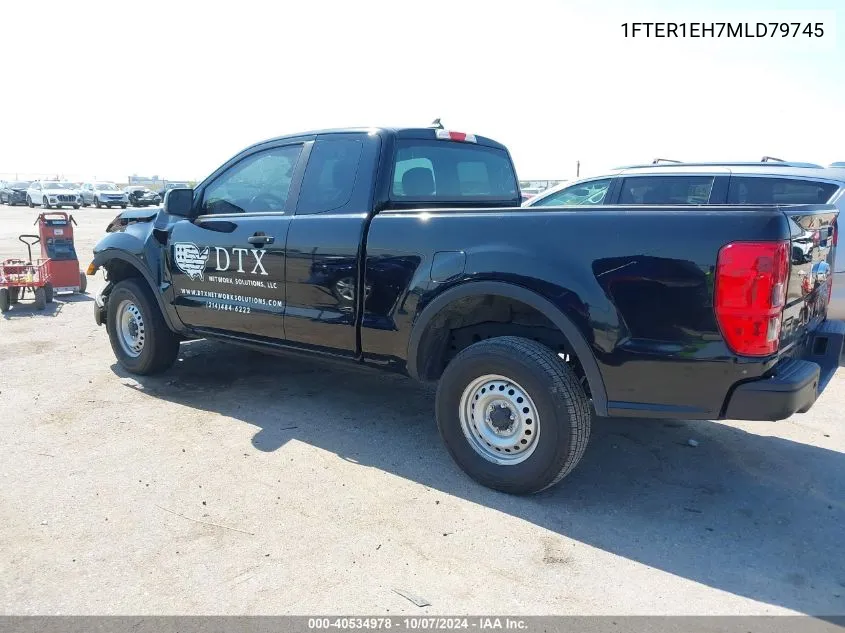 2021 Ford Ranger Xl/Xlt/Lariat VIN: 1FTER1EH7MLD79745 Lot: 40534978