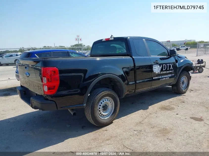 2021 Ford Ranger Xl/Xlt/Lariat VIN: 1FTER1EH7MLD79745 Lot: 40534978