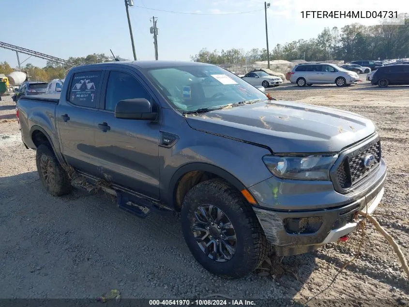 2021 Ford Ranger Xlt VIN: 1FTER4EH4MLD04731 Lot: 40541970